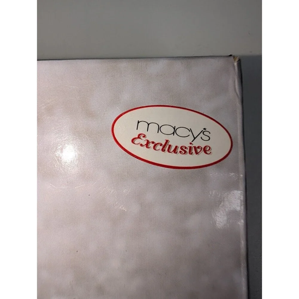 WINTERBERRY Pfaltzgraff Happy Holidays Santa Oval Platter Tray Open Box